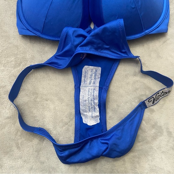 New! Victoria’s Secret wicked shine strap underwire Brazilian bikini 4720 - Picture 5 of 12